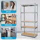 image 4 of 2 x 5 Tier Metal Shelf Storage Unit Shelving Shelves Racking Warehouse Rack Shed