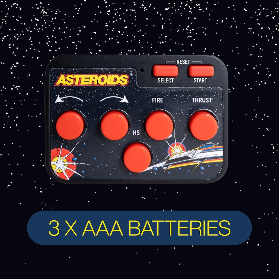 image 1 of Asteroids Plug & Play HDMI Arcade Console with Wireless Controller