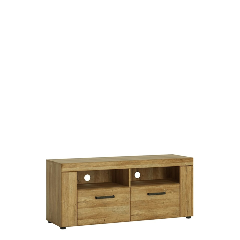 image 1 of Cortina 2 Drawer TV Cabinet in Grandson Oak