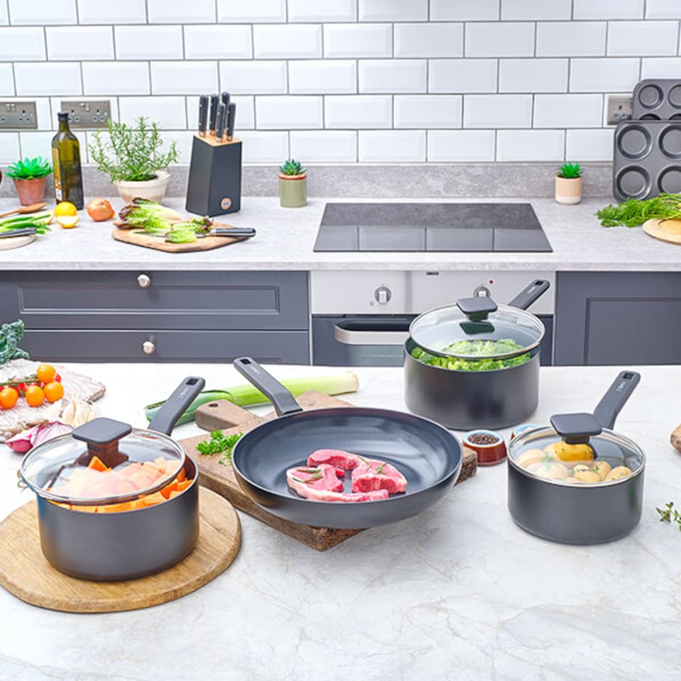 image 1 of Stoven Noir 28cm Non-Stick Frying Pan