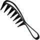 image 2 of Kobe Wide-Toothed Rake Comb (190 mm)