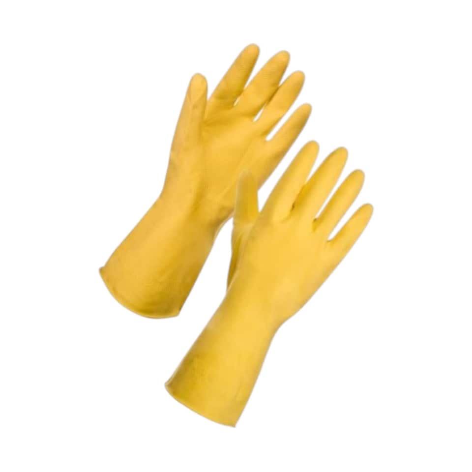image 1 of Marigold Extra Life Kitchen Gloves Medium Pack of 12 Durable Protective for Cleaning & Dishwashing Tasks