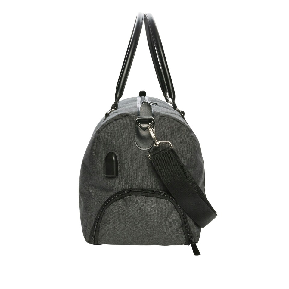 image 1 of XD Collection USB Duffle Bag - Black - One Size Black | One Size