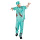 image 2 of Bristol Novelty Mens Bloody Doctor Costume - Blue - M M