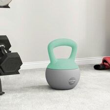 SPORTNOW 6kg Soft-Body Strength Training Kettlebell Weight With Wide Handle Light Blue 1