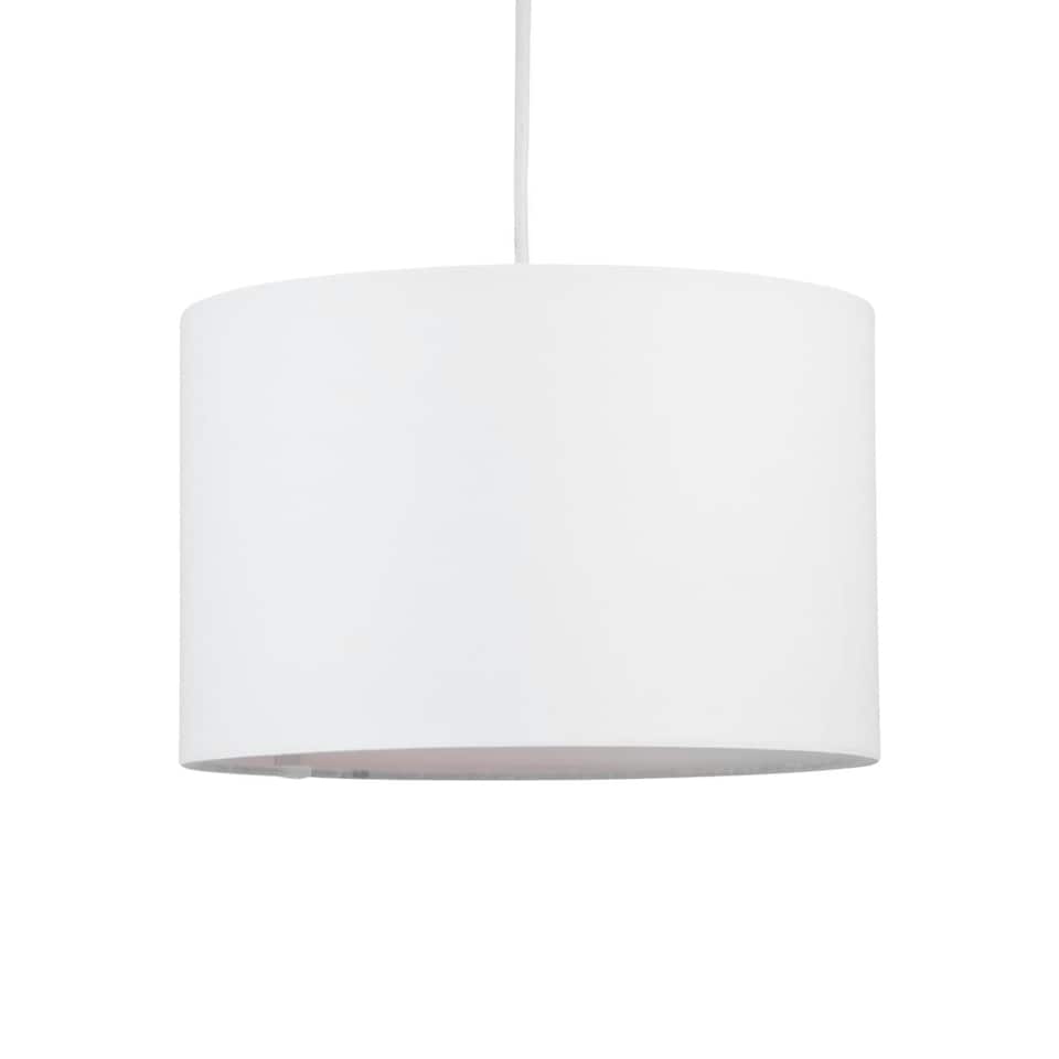 image 1 of First Choice Lighting Set of 2 White 25cm Ceiling Light Shades White