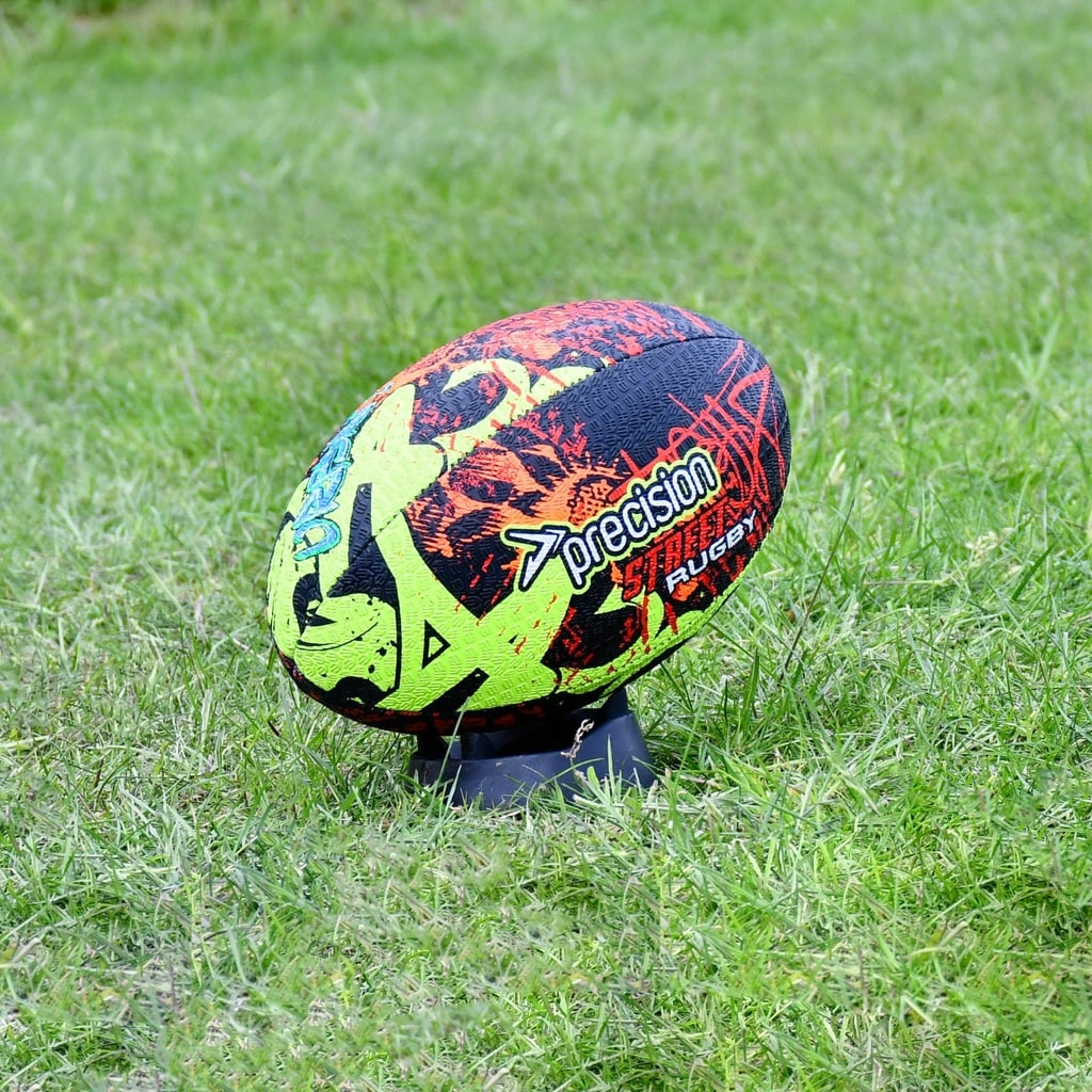 Precision Street Mania Rugby Ball Multi Multicoloured 4 1