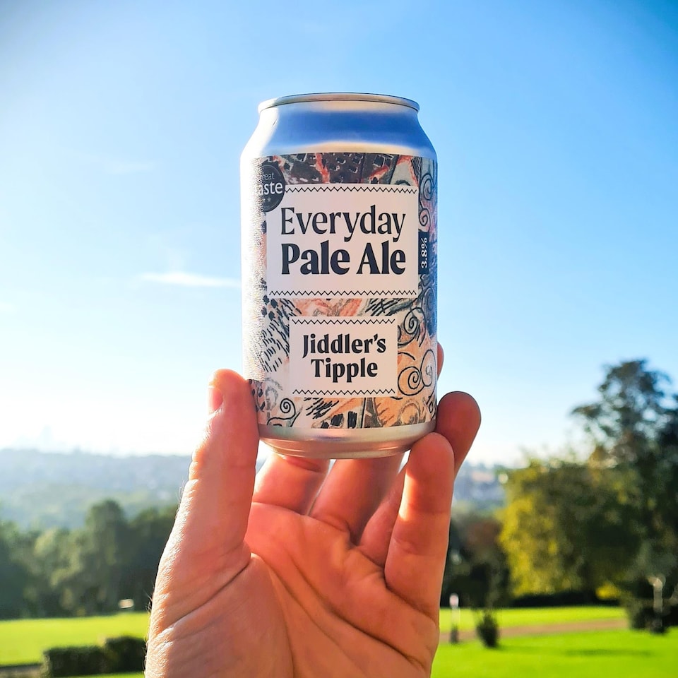image 1 of Jiddler's Tipple -  Everyday Pale Ale -  3.8% ABV Craft Beer Cans - Vegan Gluten Free Beer - 12 x 330ml