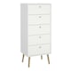 image 1 of Cumbria Chest 5 Drawers White