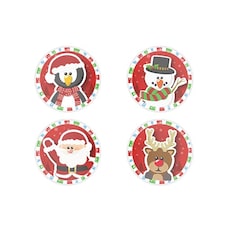 Assorted Cute Christmas Characters Bouncy Jet Ball
