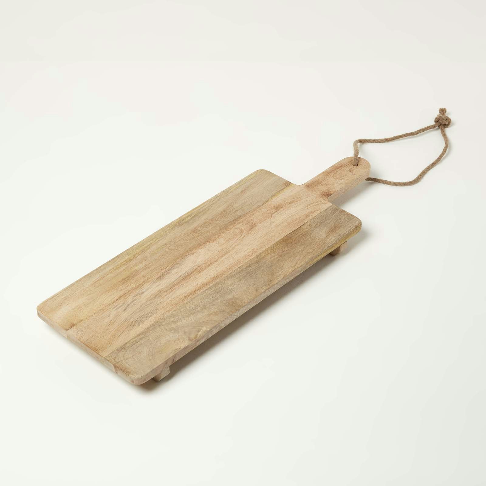 Homescapes Solid Mango Wood Serving Board, 70 x 25 cm in Natural