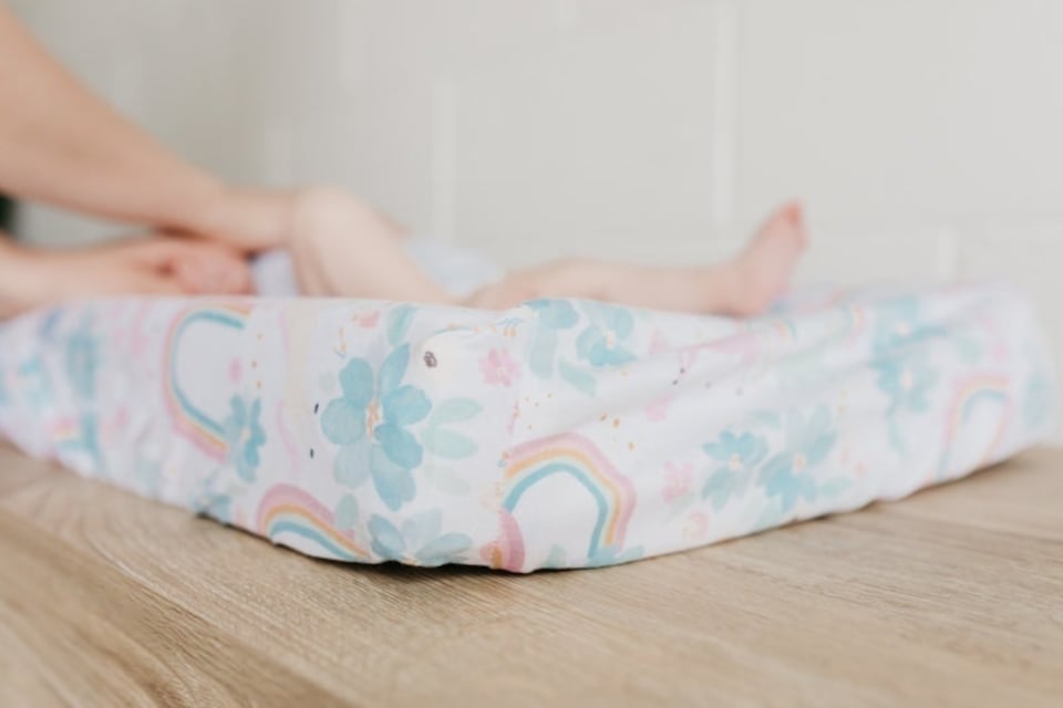image 1 of Copper Pearl Nappy Changing Pad COVER Whimsy
