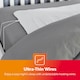 image 8 of GEEPAS Electric Heated Under Blanket 137x165 cm | White White