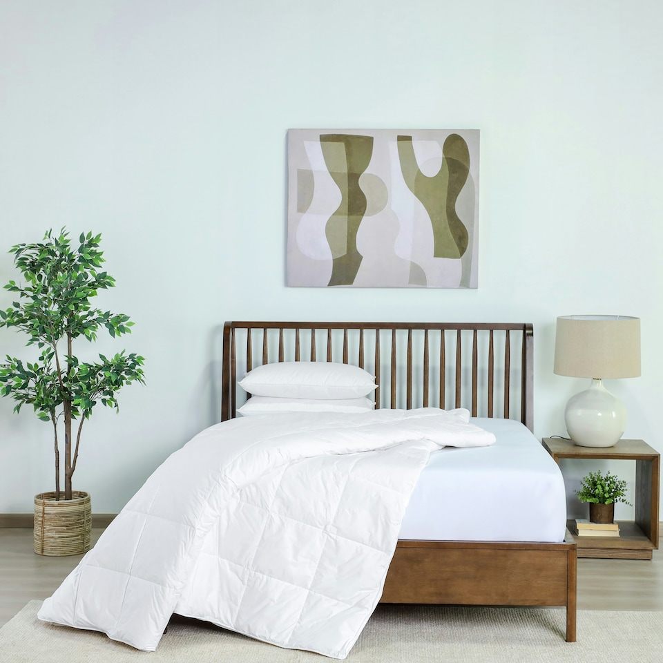image 1 of Duck Feather & Down Duvet - All Seasons (4.5 + 9 Tog) Superking White | White | Super King