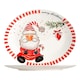 image 1 of Nicola Spring Father Christmas Serving Platters - 31 x 25.5cm - White | White | White