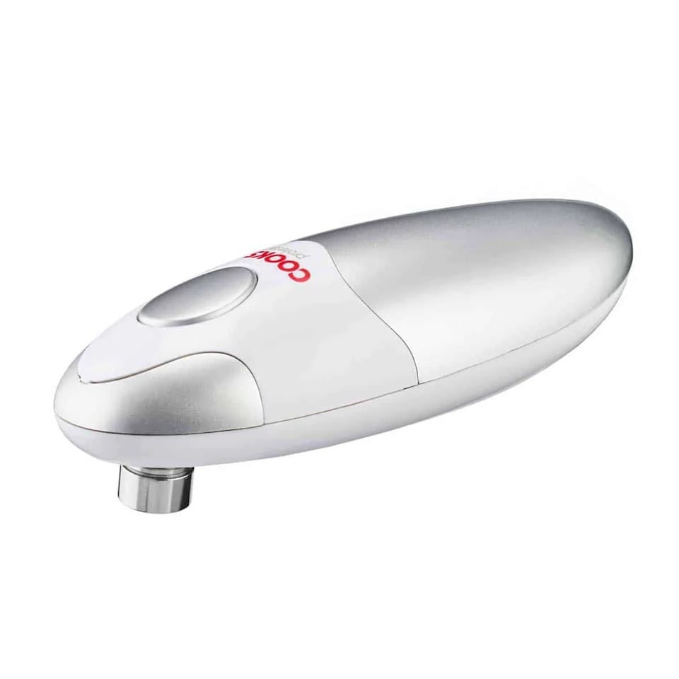 image 1 of Cooks Professional Automatic Can Opener with Simple One Touch Operation | Silver | Silver & White