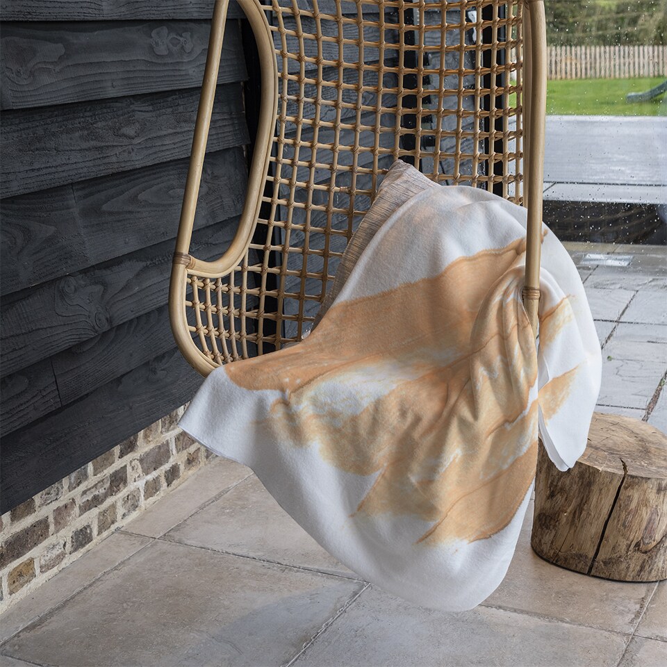 image 1 of Foundation cream Designer Blanket | Multi