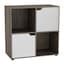 Anthracite Oak & White