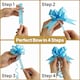 image 8 of 20pcs Pale Blue 50mm/5cm Large Ribbon Pull Bows for Gift Wrapping, Hampers, Florist Bouquets, Wedding Cars and Party Décor Pullbow | Blue | Blue