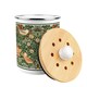 image 4 of Strawberry Thief Food Waste Caddy - Metal 2L Green Decorative Kitchen Compost Bin