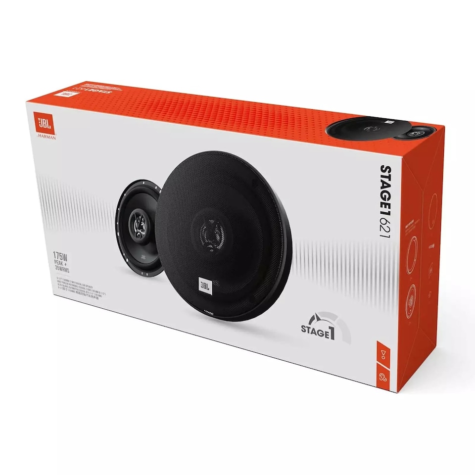 image 1 of Stage1 9631 6"x 9" 3 Way 300 Watts Door Shelf Car Speakers