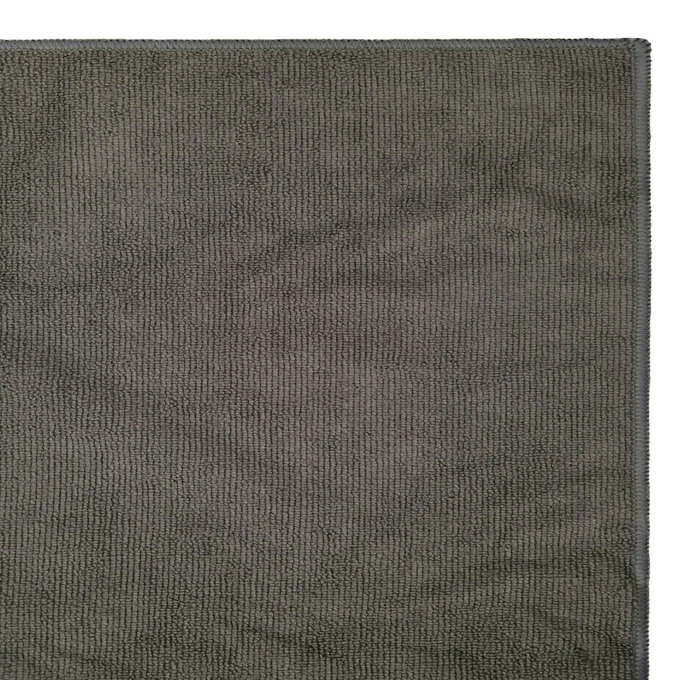 image 1 of Mountain Warehouse Micro Towelling Towel Absorbent Swimming Travel Accessory Grey | Charcoal | One size