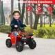 image 6 of COSTWAY Kids Ride-On Car 6V Battery Powered ATV Red