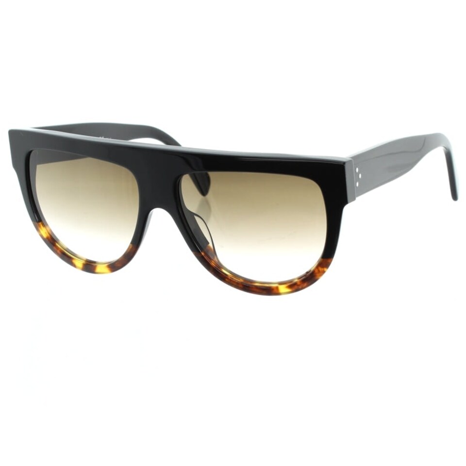 image 1 of Celine Dark Havana Shadow Women's Sunglasses CL 41026/S FU5 N/A | Havana