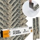 image 1 of NOVECRAFTO Self Adhesive Floor Planks | 36x5.98in (91.4x15.2cm) Each | Peel & Stick Vinyl Flooring | Stormwave Timber Design | Waterproof DIY Tiles Brown | 5 sqm