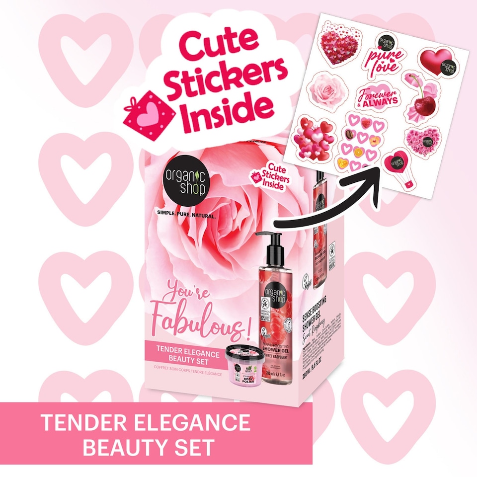 image 1 of Organic Shop You're Fabulous Tender Elegance Beauty Set 280ml/100ml