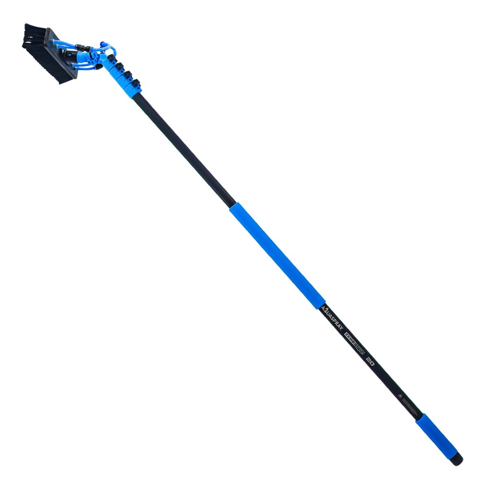 image 1 of Aquaspray® Bundle Kit - 20ft Water-fed Telescopic Window Cleaning Pole + Inline Di-Filter + TDS Meter Black