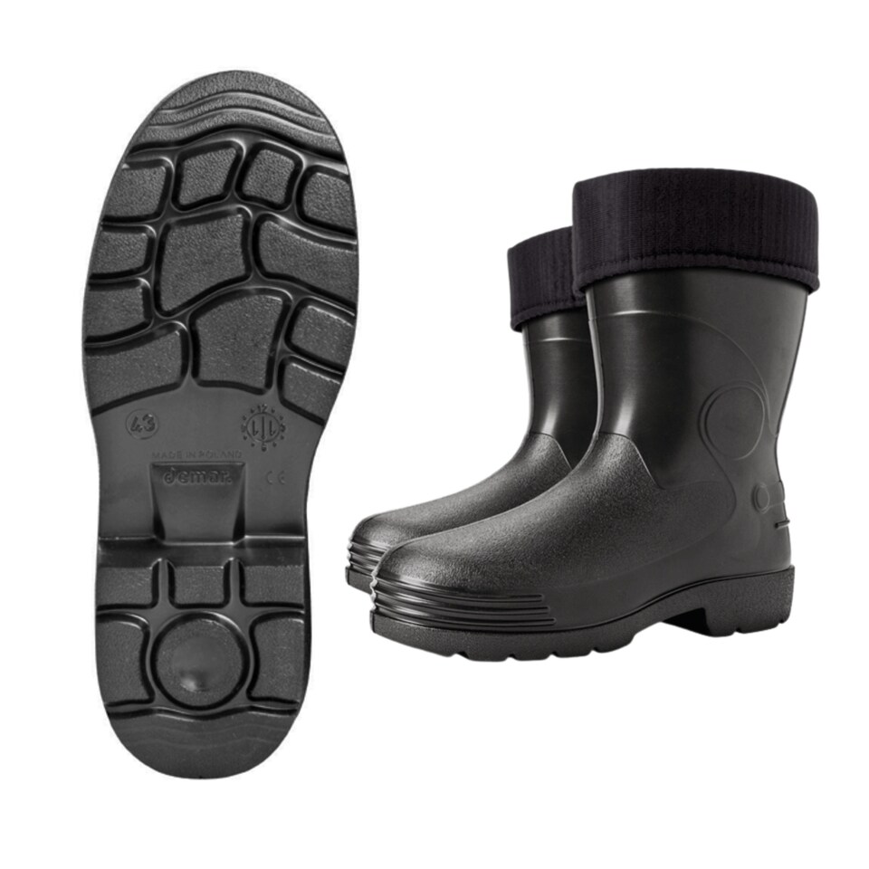 image 1 of Demar Farmer Men's EVA Rain Boots with Removable Insert, Black, EU 43
