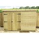 image 5 of 9 x 8 WINDOWLESS Garden Shed Pressure Treated T&G PENT Wooden Garden Shed + Double Doors (9' x 8' / 9ft x 8ft) (9x8)