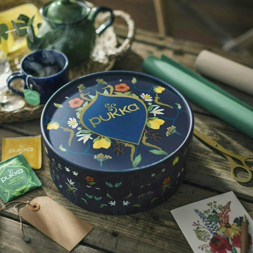 image 1 of Pukka Herbs Luxury Organic Herbal Tea Gift Set, 90 Teabags, 6 Distinct Flavours