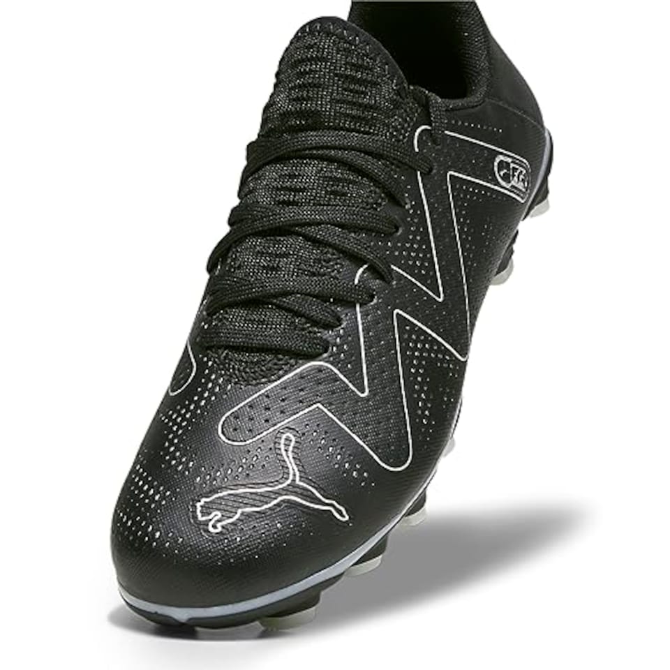 image 1 of Puma Future Play FG/AG Jr Football Boots Black/Silver J11