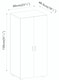image 5 of White Kids 2-Door Wardrobe | Blue | 1