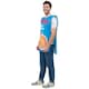 image 4 of Kelloggs Unisex Adult Rice Krispies Cereal Box Costume Tabard - Blue/White/Red - One Size One Size