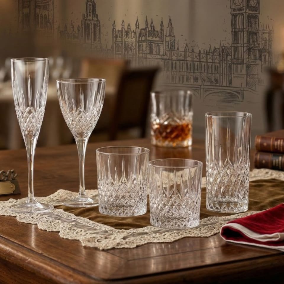 image 1 of RCR London Crystal Glass 320ml Tumblers Set of 6