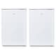 image 1 of Igenix Freestanding Under Counter Larder Fridge & Freezer Set, Reversible Doors, 55cm Wide, White