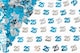 image 1 of 25th Birthday Confetti Blue & Silver 2 pack x 14 grams birthday decoration Foil Metallic 2 pack