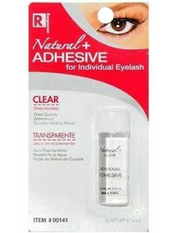 Bee Sales Response Natural Plus Adhesive For Individual Eyelashe Clear