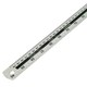 image 3 of 1m (40") Aluminium Ruler Imperial & Metric Conversion Table Straight Edge Rule