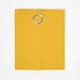 image 2 of Homescapes Cotton Plain Mustard Yellow Ready Made Eyelet Curtain Pair - 137 x 182 cm Yellow