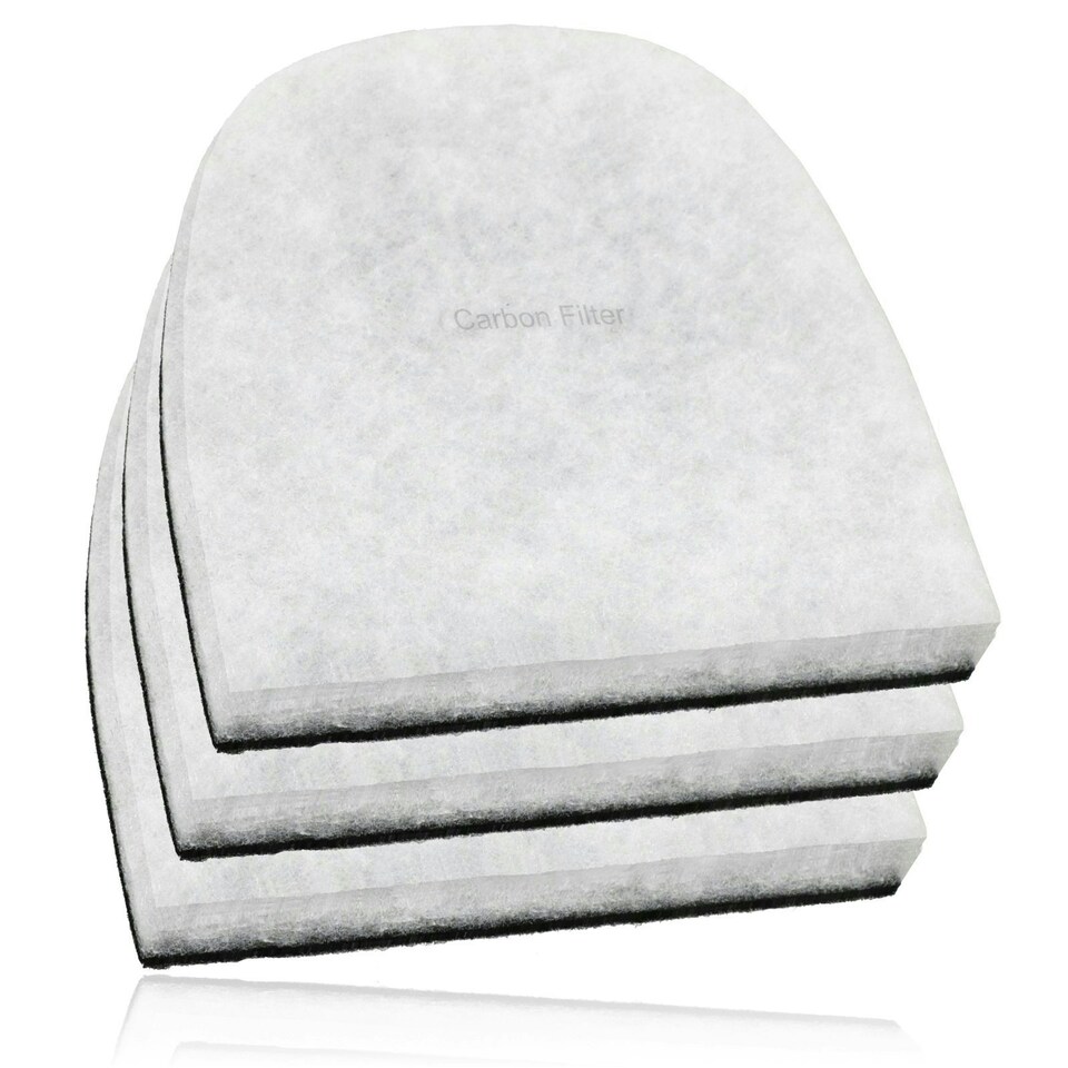 image 1 of SPARES2GO Air Purifier Carbon Filter compatible with Powerdri 12L 15L Dehumidifier (Pack of 3)