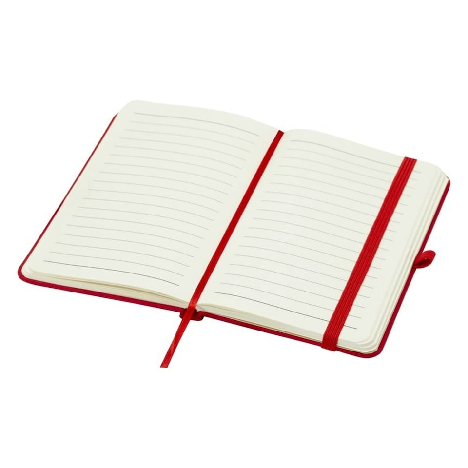 image 1 of Spectrum Plus Hard Cover A6 Notebook - Red - One Size