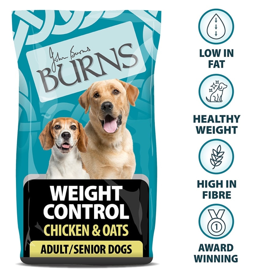 image 1 of Burns Weight Control Chicken & Oats Dry Dog Food - 2 kg
