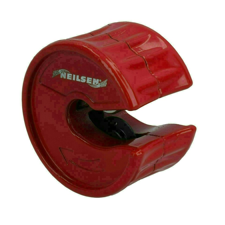 image 1 of 2pc Hand Operated Plumbing Auto Tube Cutter 8mm + 10mm Copper Plastic Pipe