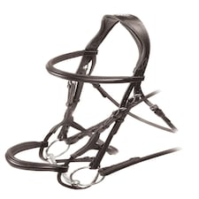 Shires Velociti Rolled Padded Cavesson Bridle Brown | Size: Full
Colour: H.Brown