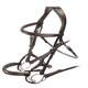 image 1 of Shires Velociti Rolled Padded Cavesson Bridle Brown | Size: Full
Colour: H.Brown