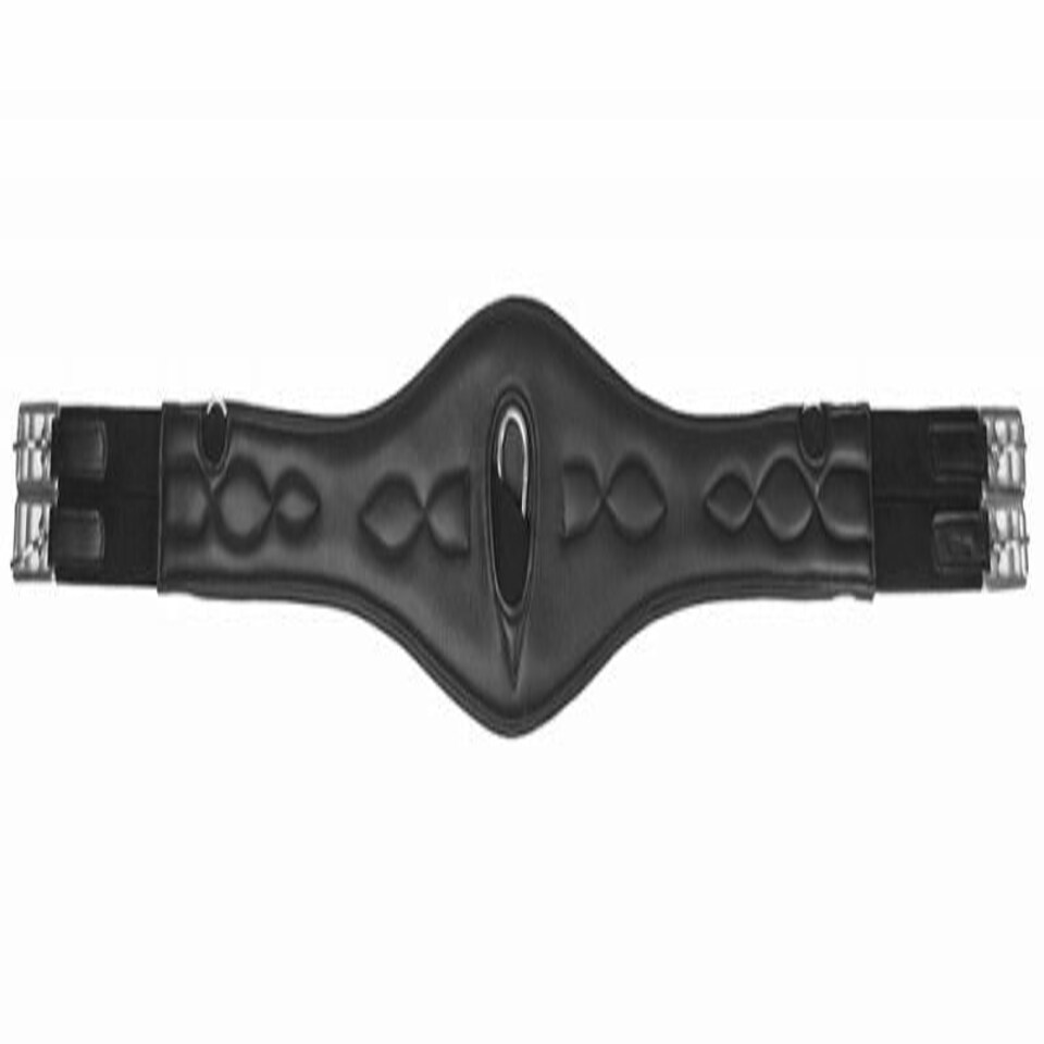 image 1 of Rhinegold Pro Contoured Leather Girth Black | Colour: Black
Size: 56 Inch